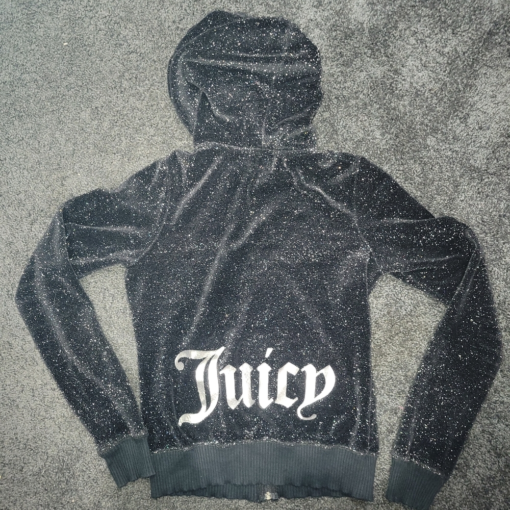 Juicy Couture Silver Shimmer Hoodie
